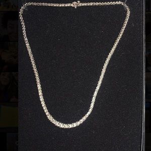 R.H.Macy Diamond Necklace -925-